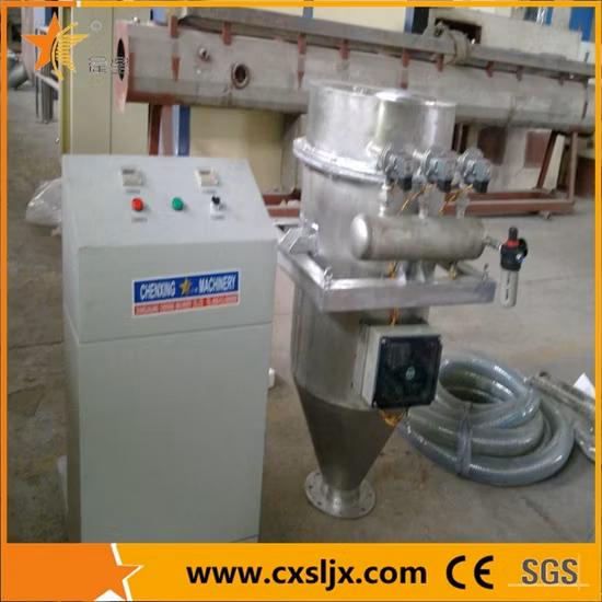 Carregador automático de vácuo com aditivo em pó de PVC de plástico