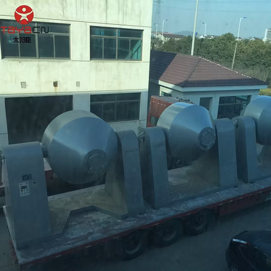 Manufacturers Direct Double Cone Vacuum Rotary Dryer Plastic Particles Vacuum Dryer Provide Prototype Experiment