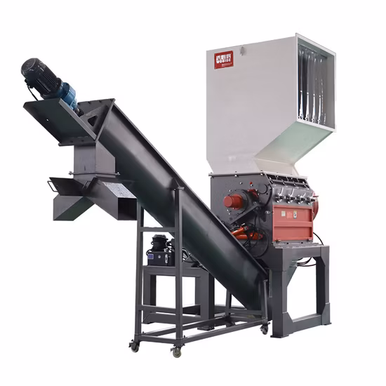 Máquina trituradora de garrafas pet PS PP Idpe PVC HDPE de lata de plástico