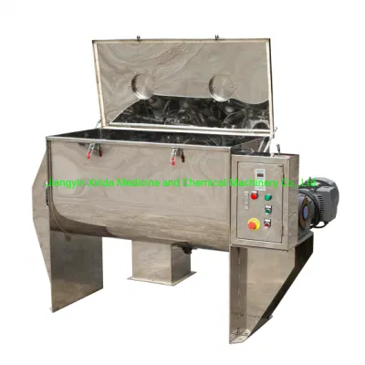 Liquidificador horizontal para máquina misturadora de fita em pó para alimentos